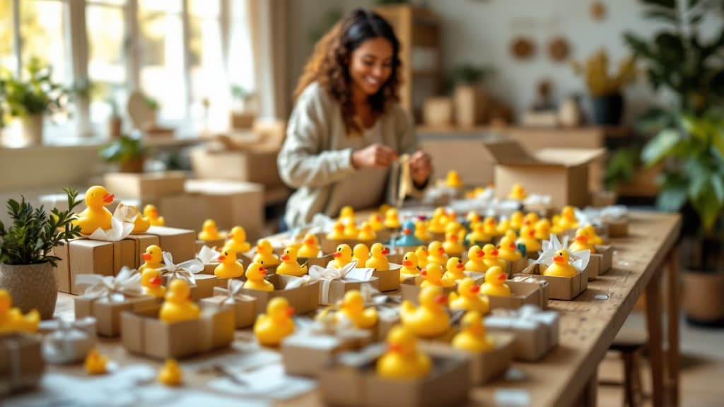 Curated themed rubber duck collection