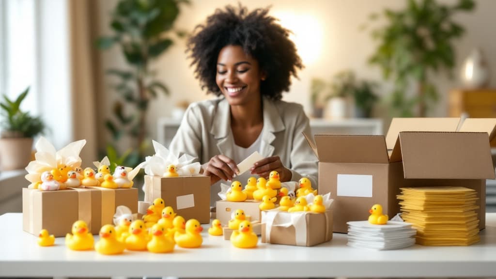 Rubber duck event bulk packs ready to ship