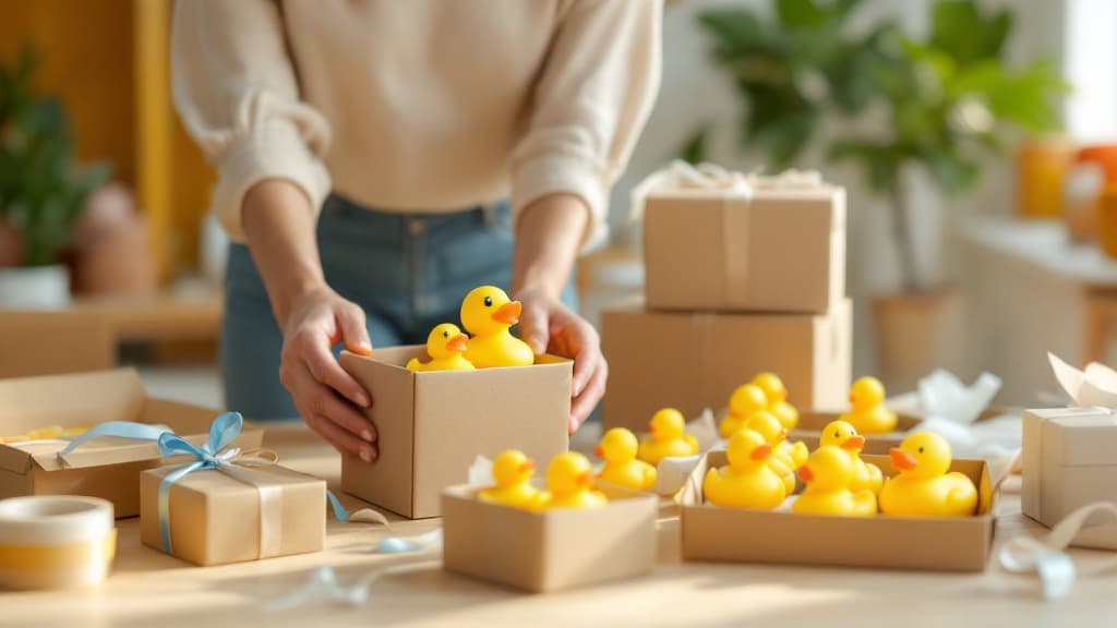 Colorful themed rubber duck collection
